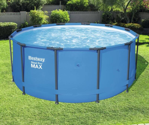 Каркасный бассейн Bestway Steel Pro Max 3.66 x 1.33 м - фото товара blaga-garden.ru