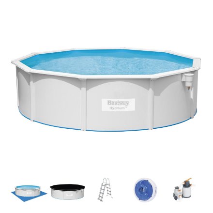 Стальной бассейн Hydrium Pool Set 460х120 см - фото товара blaga-garden.ru
